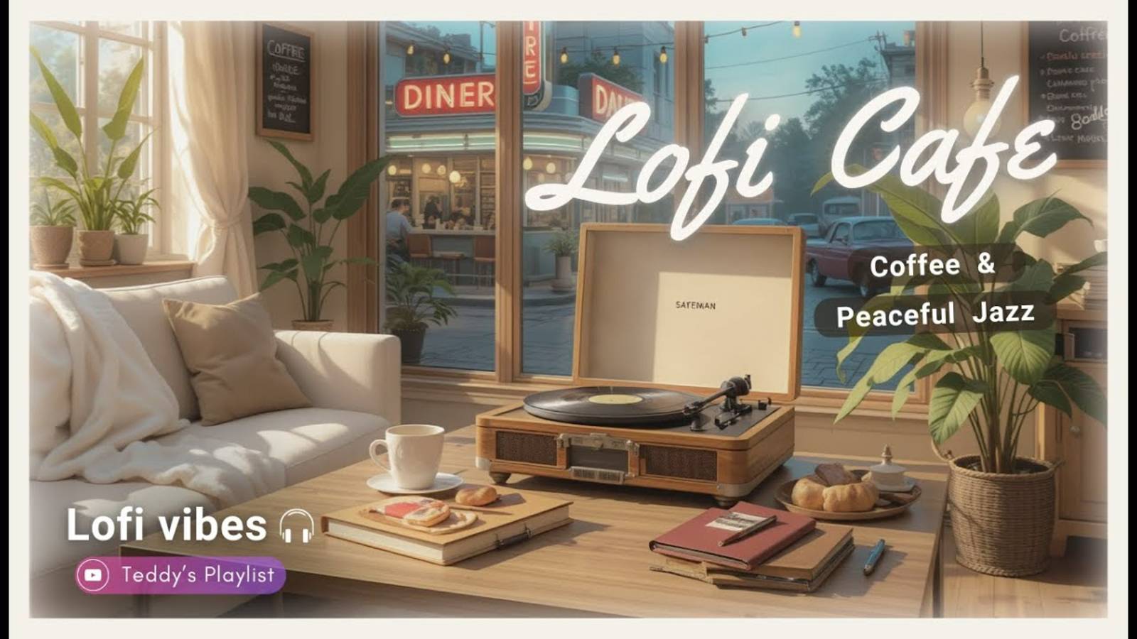 Лоуфай-кафе: музыка для кофе, фокуса и уюта
