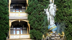 Крым. Гурзуф. Парк и санаторий Гурзуфский.