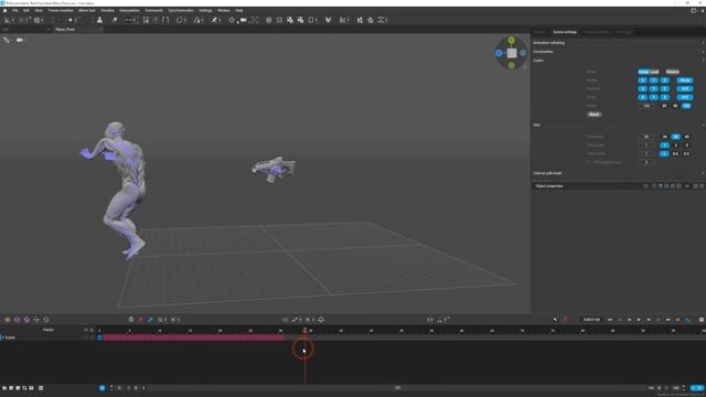 Cascadeur : Подготовка анимации для использования в Unreal Engine 5