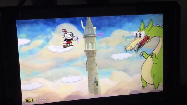 Cuphead игра с огоньком