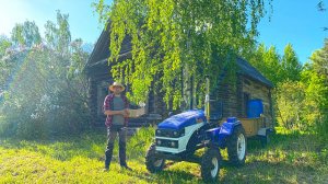 Деревенские заботы на земле. Умный огород заработал! Осваиваем территорию вокруг дома прадеда