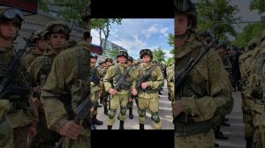 Парад Победы, Минеральные Воды. В/Ч г.Буденовска, 205 мот