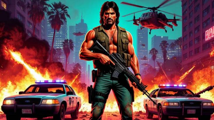 Мой мод - суперпулемёт GTA Vice City Nextgen Edition 12