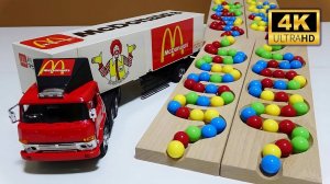 Шарики катятся в машинку. Мультик для детей. Мультсериал. Веселый мультик