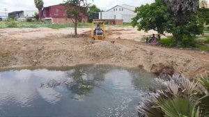 Строительство, засыпка участка, обзор