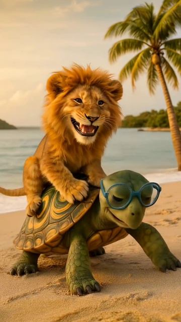 Как Львёнок и Черепаха пели песню / AI Видео смотреть онлайн