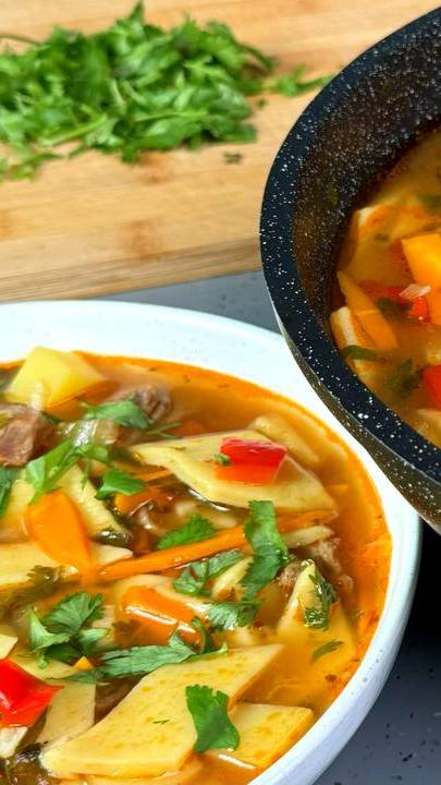 Вкуснее СУПА я не ела! съедается ВСЁ! Суп Мампар, ну очень вкусный! смотреть онлайн