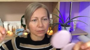 АСМР Делаю себе макияж и причёску.Шёпот.