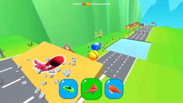 FUNNY GAMES - SHAPE SHIFTING RUN All Levels Gameplay Walkthrough Android, ios max O3FUHD смотреть онлайн