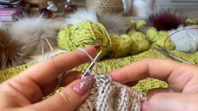 Вяжу джемпер и платье одновременно! ❄️ смотреть онлайн