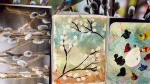 Как нарисовать ВЕРБУ? / правополушарное рисование / РИСУЕМ ВЕСНУ