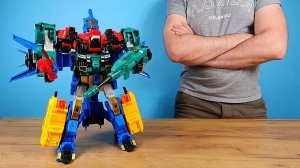 Соединил вместе РАПТОР ТРОН и СТЕГО БЛАСТ ВИНГ! Получился МЕТАТРОН из Dinoster!