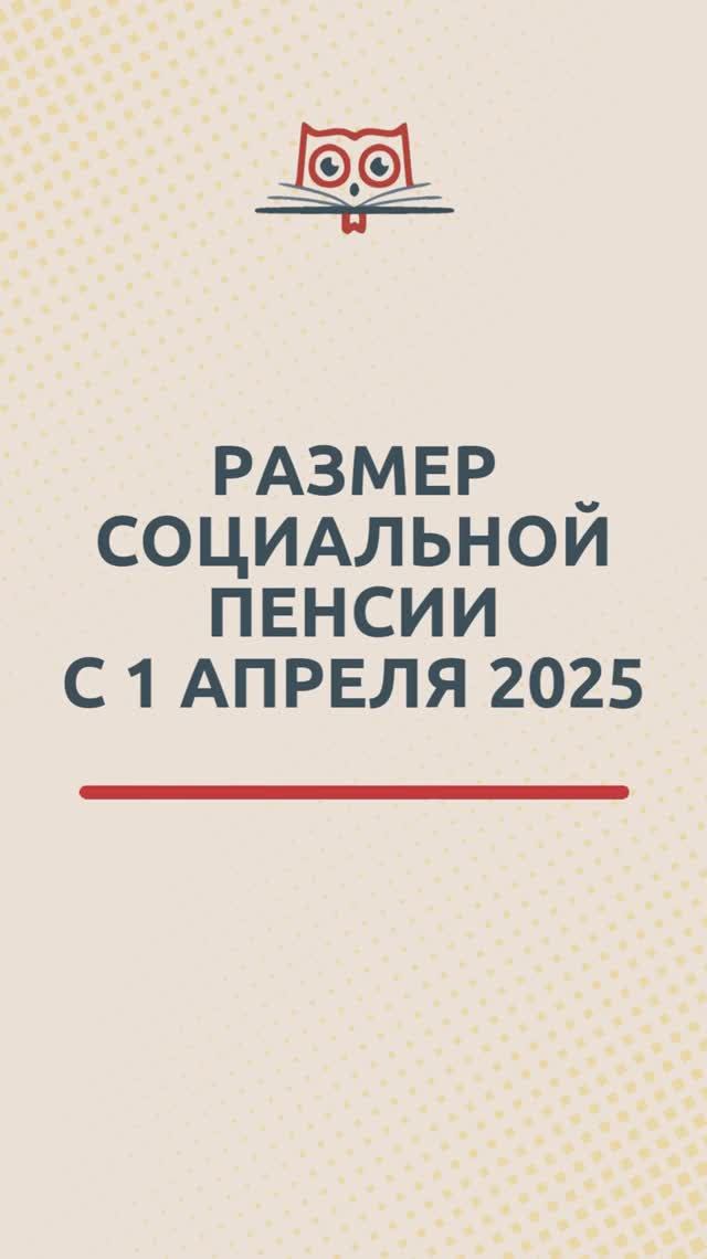 Социальные пенсии в 2025 году