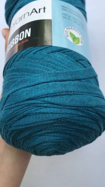 Подробный обзор пряжи YarnArt Ribbon №789 Синий