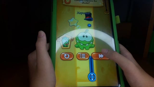 Играю в игру Cut the rope (Ам ням). Пройденные уровни ( 15 глава 1-25, 16 глава 1-10). смотреть онлайн