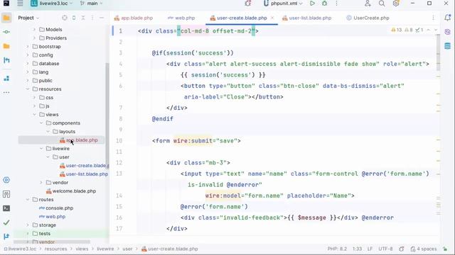 Laravel Livewire 3. Урок 11. Полностраничные компоненты