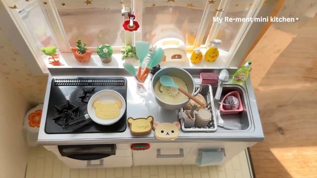 Best of mini cooking Re-ment mini kitchen set смотреть онлайн