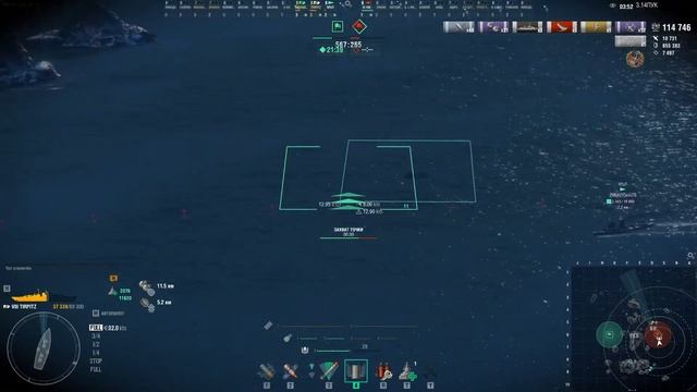 ⚓ ТИРПИЦ ● ЛИНКОР ГЕРМАНИИ ⚓ МИР КОРАБЛЕЙ! #worldofwarships #w