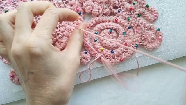 ✓ Сборка ирландского кружева иглой 🌿Как собрать Ирл?