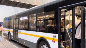 Автобус ЛиАЗ-5292.65-03 2024 следует по маршруту 505 ”м. Домодедовская - Ильинское - г. Тишково”