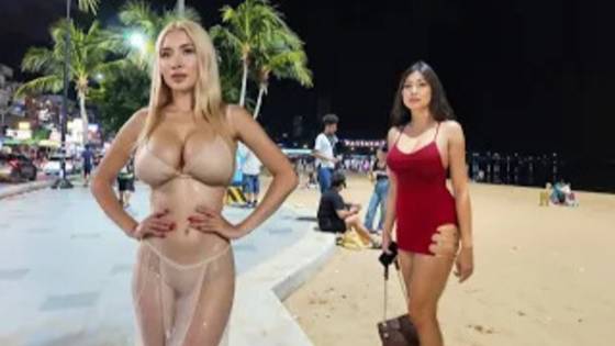 Паттайя. Beach Road Pattaya. Incredible Walk. Thailand. May 2025.