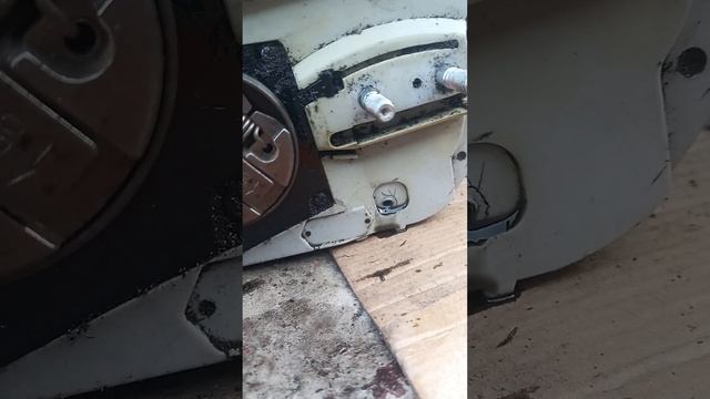 Бензопила Ставр, течь масла из под цепеуловителя смотреть онлайн
