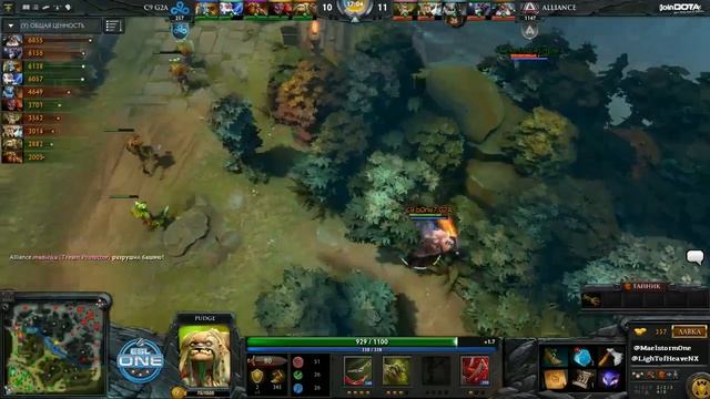 ESL One: Alliance Vs Cloud 9, 1 игра, 22.03.2015