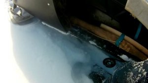 Самодельный домкрат для снегохода. Супер хайджек)))