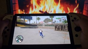 Давайте поиграем в GTA San Andreas на Nintendo Switch OLED в 2024 году!🎮
