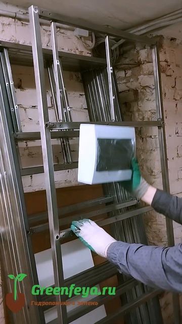 Стеллажи для микрозелени #гидропоннаяустановка смотреть онлайн