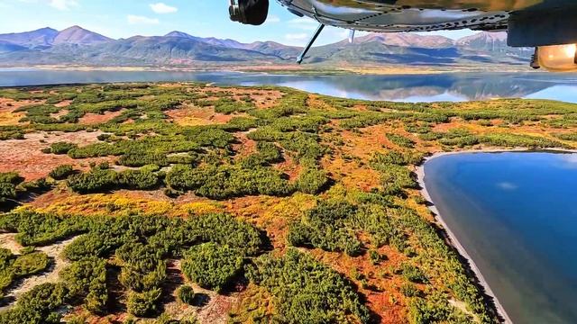 Озеро Майниц с вертолёта Ми-8. Чукотка. Relax Video. #relaxing #trave