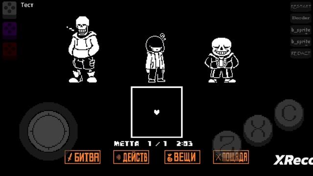 BAD TIME TRIO NO HIT (без урона) (Android/Mobile) ПРОХОЖДЕНИЕ! смотреть онлайн