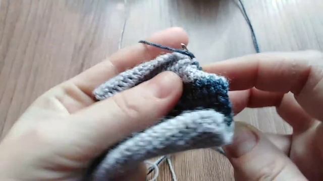 Интересный способ вязания крючком. Тунисское вязание. смотреть онлайн