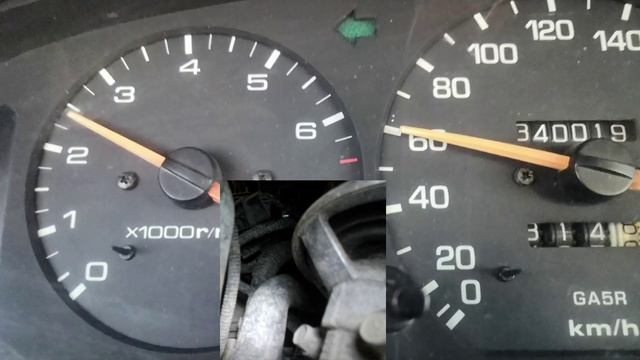 MAZDA 626 GE 1.8 FP IV работа КЛАПАНА EGR