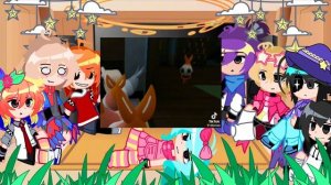 ☆|| Ребята из "Dandy's World" реагируют на тт 🎉✨️|| Глянь пж ?