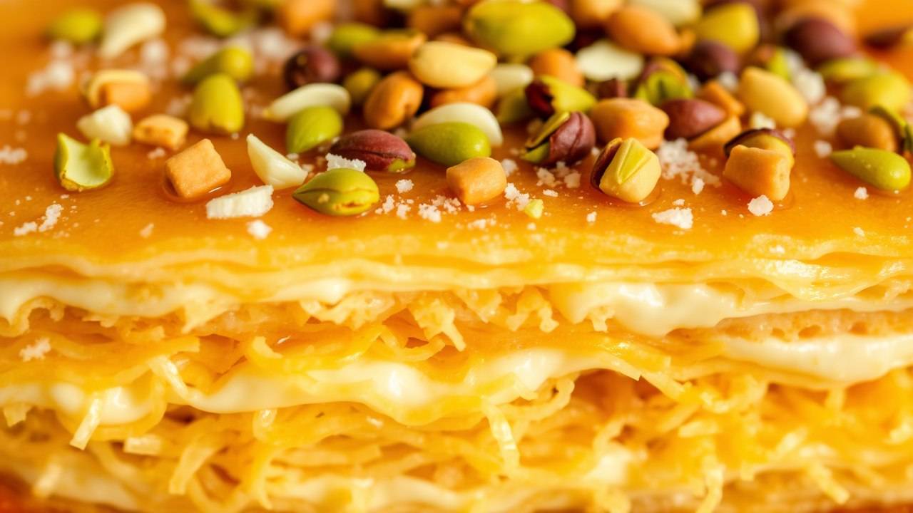 Объедение из духовки: как Сыр и Тесто превращаются в соблазнительный Кюнефе! смотреть онлайн