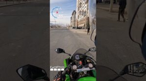 Первая покатушка на спорт байке Kawasaki Ninja ZX-6R