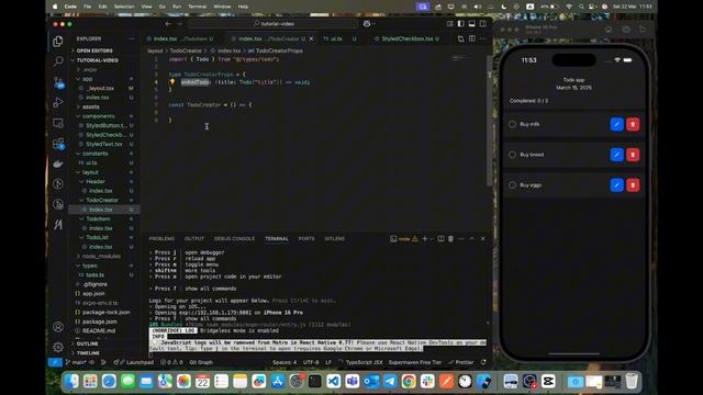 React Native полный курс [2025]: От нуля до рабочего приложения смотреть онлайн