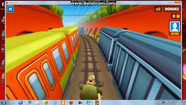 1 серия по  Subway Surfers