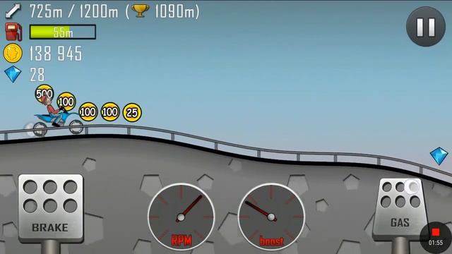 Обзор игры Hill Climb Racing