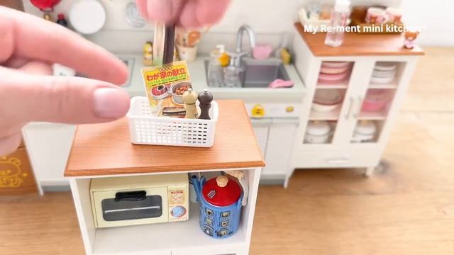 Miniature kitchen set installation ✨ASMR ✨Re-ment collection✨ смотреть онлайн
