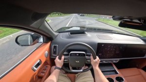 Тест драйв Lixiang L9 от первого лица по городу / POV Test drive Li L9 city driving [4K]