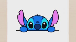 КАК РИСОВАТЬ ПОДСМАТРИВАЮЩЕГО СТИЧА