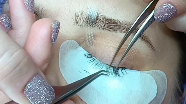 ШИКАРНОЕ Наращивание ресниц , натуральный эффект 🔥🔥 смотреть онлайн