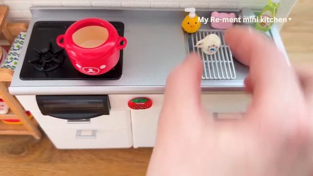 Miniature kitchen set installation ✨ASMR ✨Re-ment collection✨ смотреть онлайн