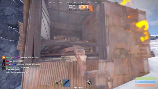 рейд базы в Rust базе кранты