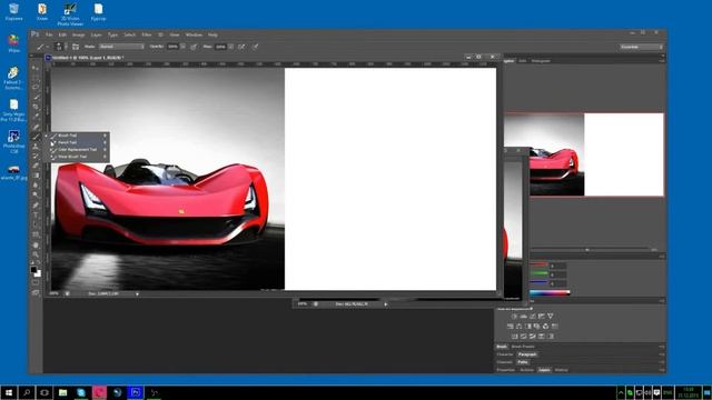 Speed Painting Of A Car/Быстрая рисовка машины
