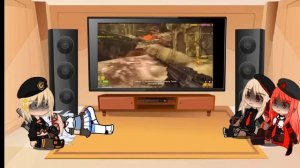 реакция Nikke Goddess of Victory на Doom eternal часть 3/? #gashaclub  #reaction #р?