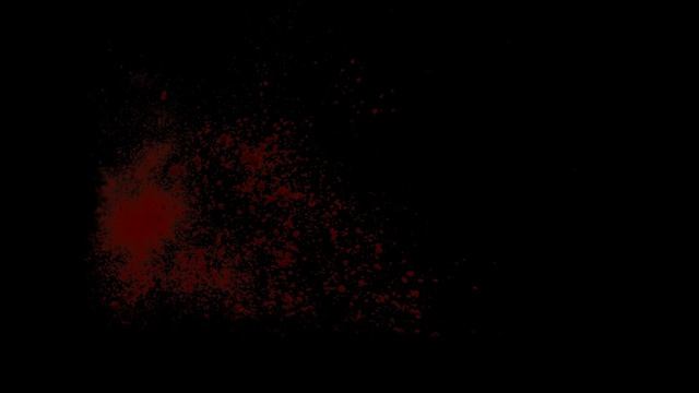 футажи  для  видео монтажа.  📹  Footage  Blood Splat 02