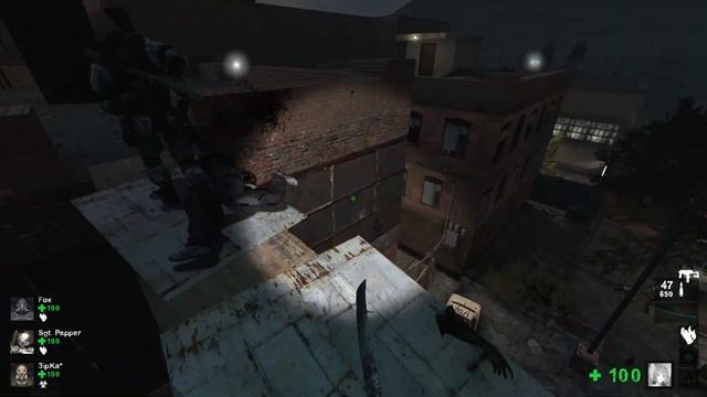 Лагающий финал • Left or Right (концовка 1) • Left 4 Dead 2, «Реализм — Эксперт»